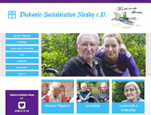 Tablet Screenshot of diakonie-niesky.de